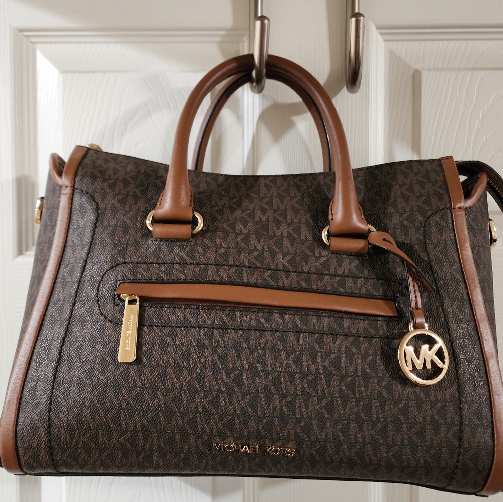 Michael Kors Brown Signature Tote Bag